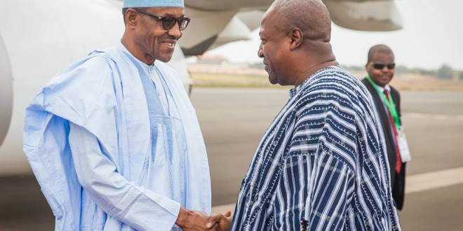 Pictures of President Buhari On His Friendship Visit To Ghana