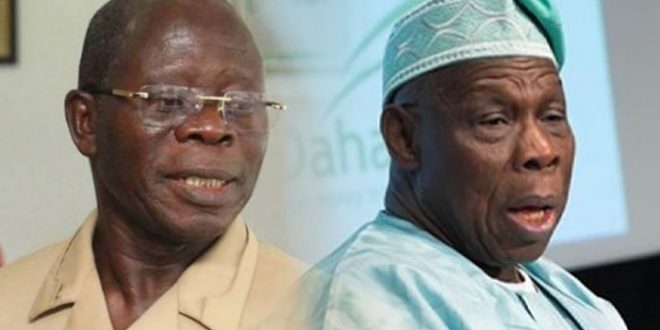 Obasanjo inviting God’s punishment for supporting Atiku – Oshiomhole