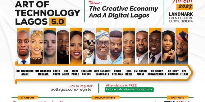 Lagos Governor, Babajide Sanwoolu to Host Policymakers, Tech and Creative Talents at AOT 5.0